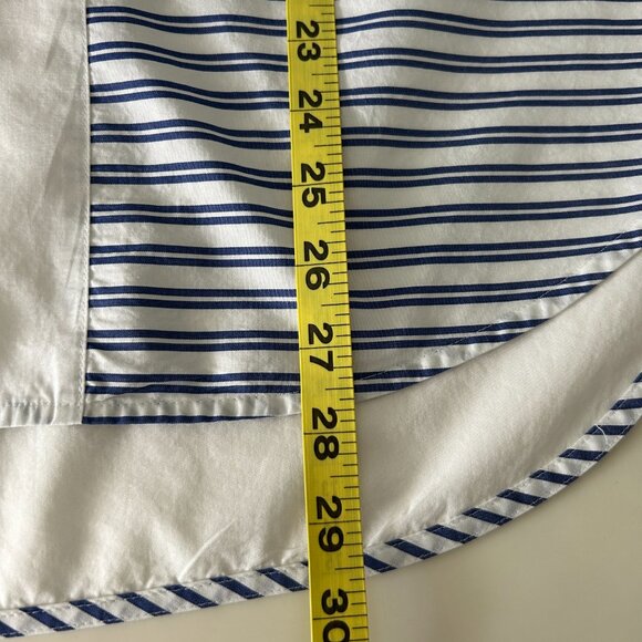 J. Crew Thomas Mason Tunic Top Womens Mixed Stripe Sz Small Preppy Coastal Chic - Picture 7 of 9